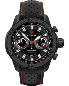 Купить Российские наручные часы ATTACHE SKYTRAFFIC-CHRONO-BBLACK с хронографом в E-mobi