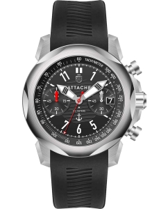 Купить Российские наручные часы ATTACHE MARINE-CHRONO-SBLACK1 с хронографом в E-mobi