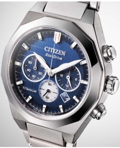 Купить Японские титановые наручные часы Citizen CA4691-59L с хронографом  в E-mobi