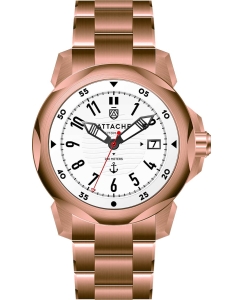 Купить Российские механические наручные часы ATTACHE MARINE-AUTO-BRWHITE2.2 в E-mobi
