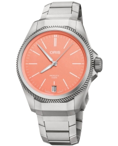 Купить Швейцарские механические титановые наручные часы Oris 01-400-7778-7158-07-7-20-01TLC в E-mobi