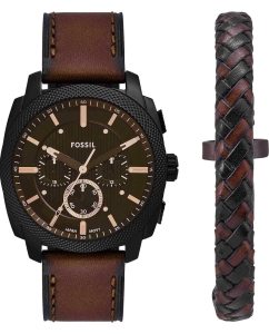 Купить Наручные часы Fossil FS6102SET с хронографом в E-mobi