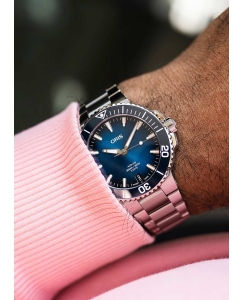 Купить Швейцарские механические наручные часы Oris 01-400-7769-4135-07-8-22-09PEB  в E-mobi