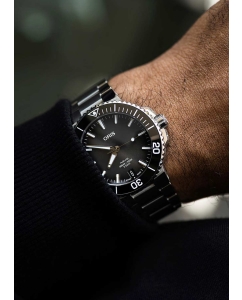 Купить Швейцарские механические наручные часы Oris 01-400-7769-4154-07-8-22-09PEB  в E-mobi