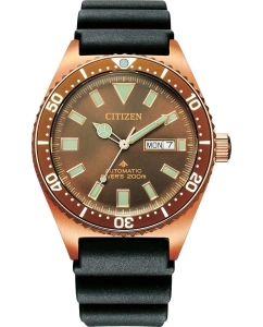 Купить Японские механические наручные часы Citizen NY0125-08W в E-mobi