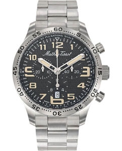 Купить Швейцарские титановые наручные часы Mathey-Tissot H1821CHT3 с хронографом в E-mobi