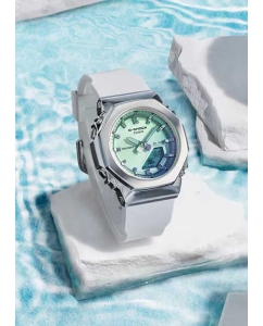 Купить Японские наручные часы Casio G-SHOCK GM-S2110SR-7A с хронографом  в E-mobi