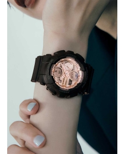 Купить Японские наручные часы Casio G-SHOCK GMA-S140PG-1A с хронографом  в E-mobi
