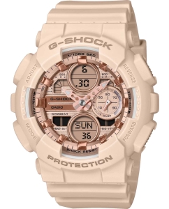 Купить Японские наручные часы Casio G-SHOCK GMA-S140PG-4A с хронографом в E-mobi