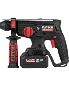 Купить Перфоратор аккумуляторный Elitech HD CRH 2024BL (SDS+, 2,5Дж, 20В, 1х4Ач) 214705  в E-mobi