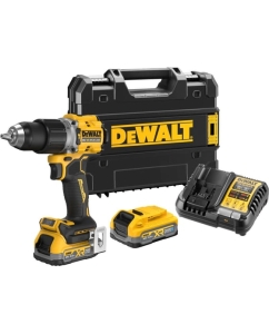 Купить Ударная дрель-шуруповерт Dewalt DCD805S2T, 18 В, 2000 об/мин, 34000 уд/мин, с 2 АКБ 3.5 Ач и ЗУ, в кейсе TSTAK DCD805S2T-QW в E-mobi