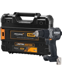 Купить Ударная дрель-шуруповерт Dewalt McLaren Limited Edition DCD85MNT, 18 В, 2000 об/мин, без АКБ и ЗУ, в кейсе TSTAK DCD85MNT-XJ в E-mobi