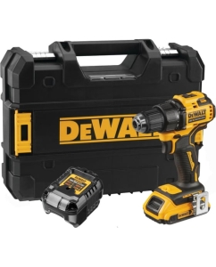 Купить Аккумуляторная дрель-шуруповерт Dewalt DCD708D1T, 18 В, 1650 об/мин, с АКБ 2 Ач и ЗУ, в кейсе TSTAK DCD708D1T-QW в E-mobi