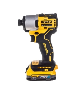 Купить Бесщеточный импульсный шуруповерт DEWALT 18 В XR батарея POWERSTACK, чемодан TSTAK DCF840E1T-XJ  в E-mobi
