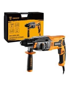 Купить Перфоратор сетевой DEKO DKH1300W в кейсе, 1300Вт 083-1062 в E-mobi