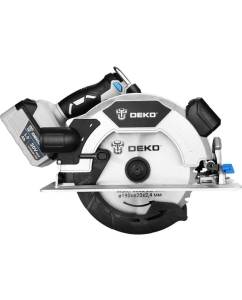 Купить Дисковая (циркулярная) пила аккумуляторная DEKO CSDU20 PRO, 20В, 190мм, 1x5.0Ач 083-1105  в E-mobi