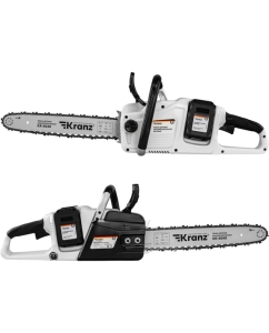 Купить Пила цепная аккумуляторная KRANZ KR-4040 бесщеточная, шина 40см, 2xАКБ (2x20В) 4Ач KR-16-1011  в E-mobi