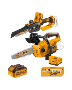 Купить Набор аккумуляторных цепных пил INGCO 20В 2 шт (2) INDUSTRIAL COSLI240788 в E-mobi