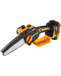 Купить Пила цепная аккумуляторная DEKO DKCHS 20-6 PRO, 4 и 6, 20В, 2x2.2Ач, 2 шины и 2 цепи 083-2011  в E-mobi