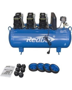 Купить Компрессор безмасляный Redbo ACN-100/3600-3, 3.6кВт, 315л./мин, 100л, 6цил. 39775  в E-mobi