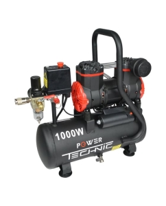 Купить Поршневой малошумный безмасляный компрессор POWER TECHNIC с фильтром влагоотделителем ACL200/008 в E-mobi