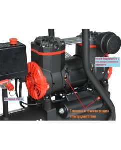 Купить Поршневой малошумный безмасляный компрессор POWER TECHNIC с фильтром влагоотделителем ACL200/008  в E-mobi