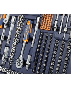 Купить Набор инструмента 1/2" 1/4" 3/8" 6-гранный 218пр. в кейсе LIGE LG-S1218  в E-mobi