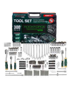 Купить Набор инструментов Rockforce 300 предметов 1/4, 3/8, 1/2 (6гр.) RF LIGHT-43001-5(59641) в E-mobi