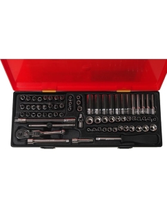 Купить Набор головок JTC 1/4" комбинированный в кейсе 73 предмета, K2733 977292  в E-mobi