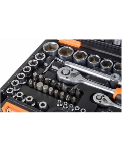 Купить Набор инструментов Вихрь 1/2", 1/4", CrV, в кейсе, 108 предметов 73/6/7/8  в E-mobi