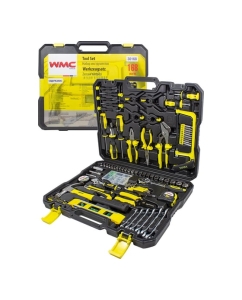 Купить Набор инструментов WMC TOOLS 168 предметов 1/4'', 3/8'(6гр)'(4-19мм) WMC-30168(48125) в E-mobi