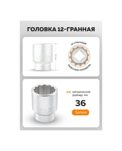 Купить Набор инструментов FORSTIME 22 предмета 3/4, 12 граней FT-6221-5(59576)  в E-mobi