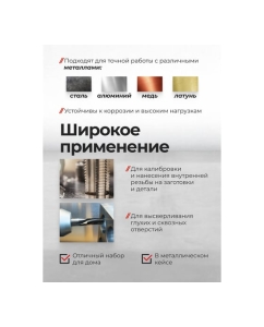 Купить Набор метрических метчиков и плашек Forcekraft 24 предмета FK-M024-1(66746)  в E-mobi
