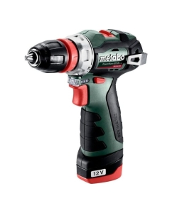 Купить Аккумуляторная дрель Metabo PowerMaxx BS BL Q -шпв, бесщеточный 2x2.0Ач, кейс 601749500 в E-mobi