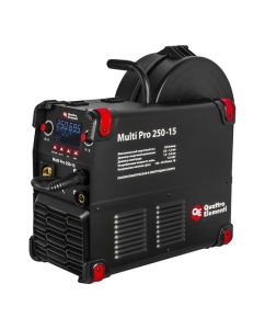 Купить Аппарат полуавтомат. сварки, инвертор Multi Pro 250-15 (250A, 1 фаза, 3 вида сварки MIG/TIG/MMA, кат.15 кг,Диспл.) QUATTRO ELEMENTI 925-761 в E-mobi