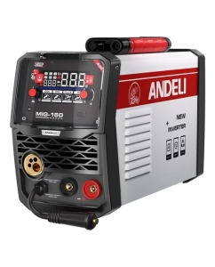 Купить Инвертор сварочный полуавтоматический ANDELI MIG-160 AIR режимы MIG/LIFT TIG/MMA артикул ADL20-215  в E-mobi