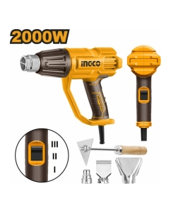 Купить Фен строительный INGCO 2000Вт SUPER INDUSTRIAL HG200078  в E-mobi