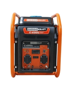 Купить Генератор инверторный ENERGOKRAFT G-4100io (3,0/3,5кВт 220Вт, бак 5,0л, ручной запуск) открытый 00-00002435 в E-mobi