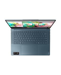 Купить Ноутбук Lenovo Yoga Pro 7 14AKP10 (83KG0014RK) 14.5", OLED, AMD Ryzen AI 7 350 2ГГц, 8 ядер, 32ГБ LPDDR5x, 1ТБ SSD, AMD Radeon 860M, W11H, бирюзовый  в E-mobi
