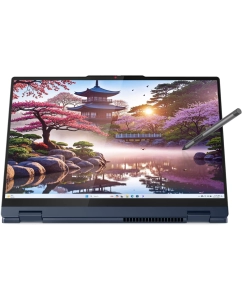 Купить Ноутбук Lenovo IdeaPad 5 2in1 16AKP10 (83KU0013US-Win11)Ryzen AI 7 350 16Gb SSD 1Tb AMD Radeon 860M Graphics 16 WUXGA IPS TS Cam 57Вт*чKBD RUENG Синий  в E-mobi