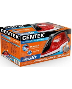 Купить Утюг Centek CT-2347, красный  в E-mobi
