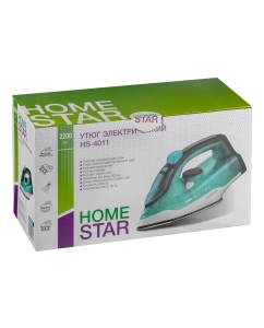 Купить Утюг Homestar HS-4011 (105380), бирюзовый  в E-mobi