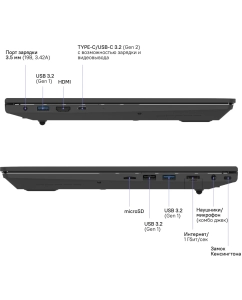 Купить Ноутбук RIKOR ARZ 103.1 (EEC070F6) 15.6" IPS FHD черный (AMD Ryzen 5 5560U/16Gb/512Gb SSD/VGA int/W11Pro/RJ45)  в E-mobi