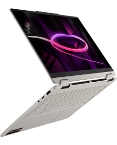 Купить Ноутбук Lenovo Yoga 7 2-in-1 14AGP11 (83TD0083RK-Win11H)Ryzen AI 7 445 24Gb SSD512Gb AMD Radeon 840M 14" OLED Touch WUXGA (1920x1200)beige WiFi BT Cam  в E-mobi