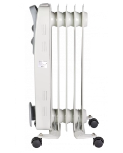 Купить Масляный радиатор Ресанта ОМ- 5Н 67/3/6 белый  в E-mobi