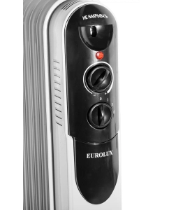 Купить Масляный радиатор EUROLUX ОМПТ-EU-9H White, Black  в E-mobi