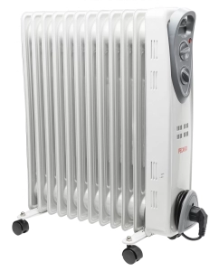 Купить Масляный радиатор Ресанта ОМ-12Н 67/3/9 белый  в E-mobi