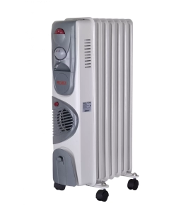 Купить Масляный радиатор Ресанта ОМ-7НВ 67/3/10 белый в E-mobi