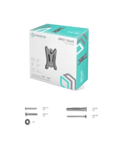 Купить Кронштейн для телевизора 10"-32" ONKRON NN31 настенный фиксированный, чёрный  в E-mobi