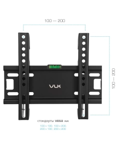 Купить Кронштейн для телевизора настенный фиксированный VLK TRENTO-37 15"-48" до 20 кг  в E-mobi